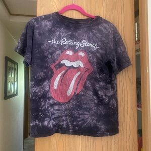The Rolling Stones Tie-Dye T-Shirt - Black